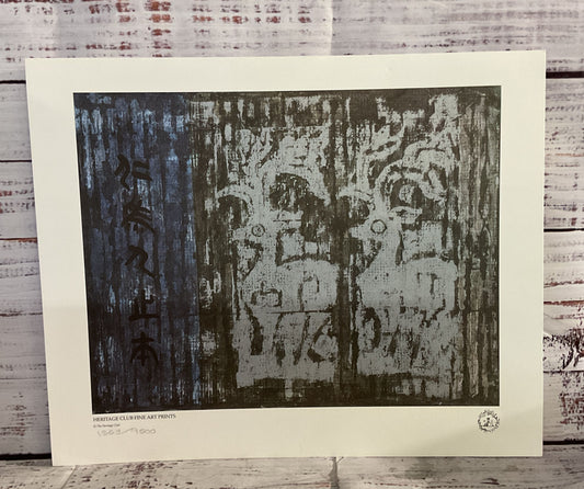 The Heritage Club Humanity & Integrity Print by Tseng Yu-Ho 1563/9500 Print