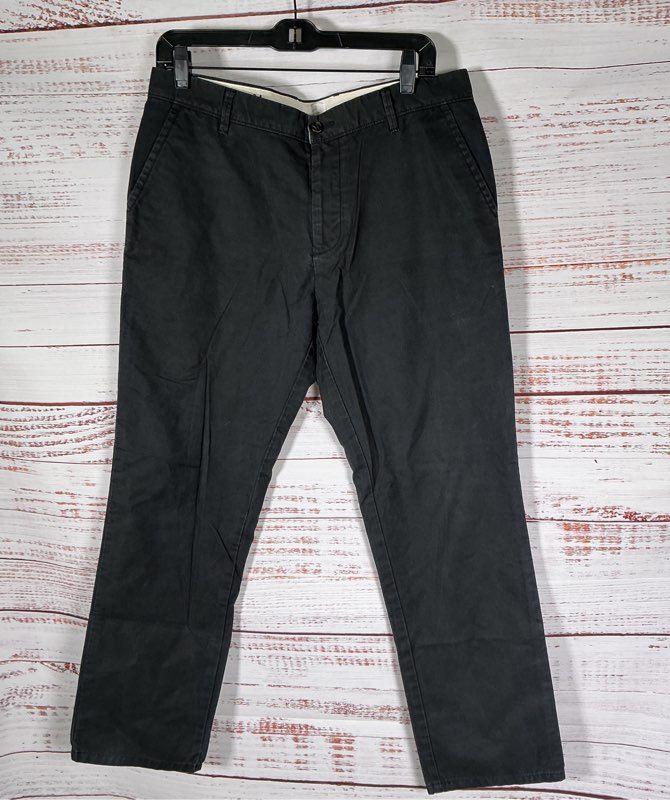 Men's Anapolis Global Citizen Black Chino Pants Size 34 Retail $138