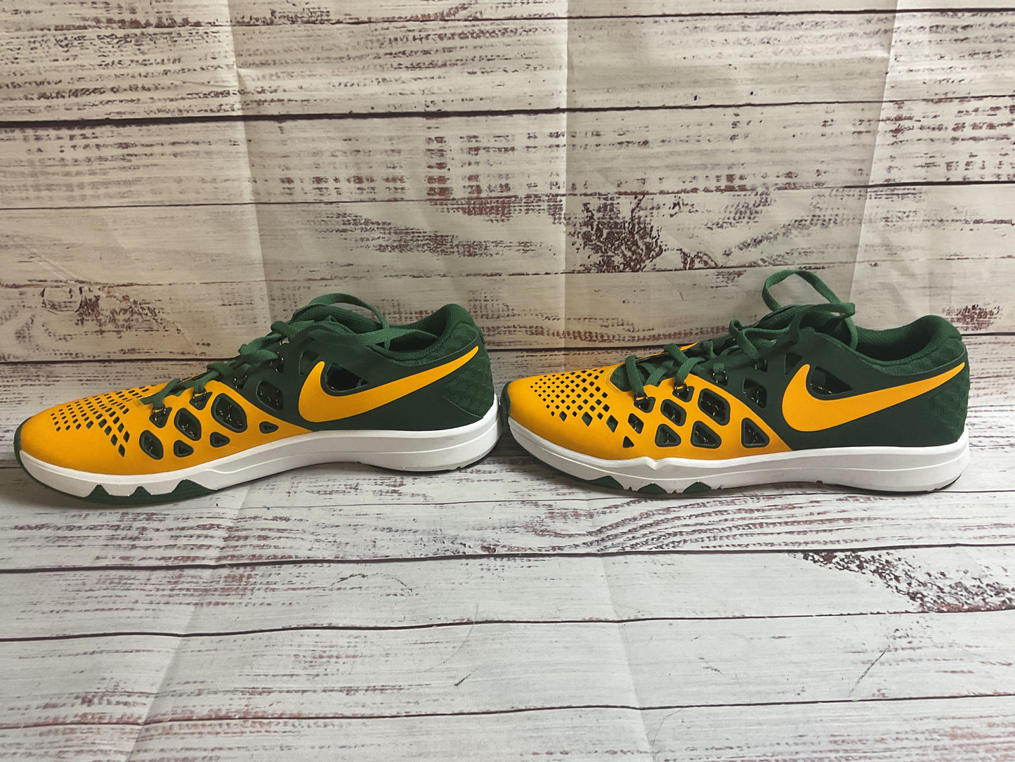 Nike Train Speed 4 Amp Green Bay Packers NFL Sneaker Athletic Shoe Men 9