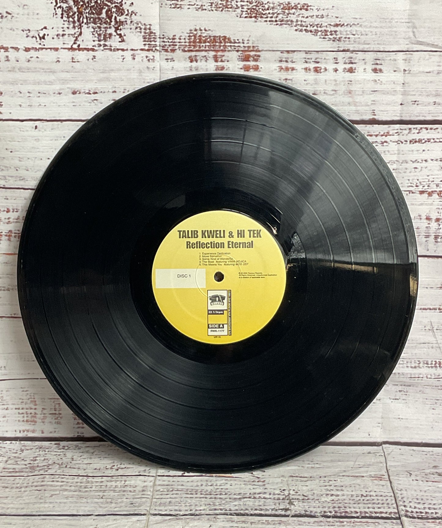 Talib Kweli & Hi Tek Reflection Eternal: Train of Thought Signed Vinyl