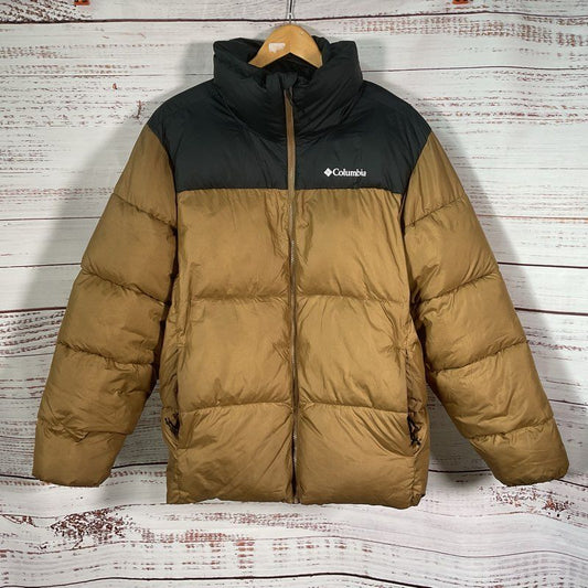 Columbia Brown/Black Puffer Jacket - Size M
