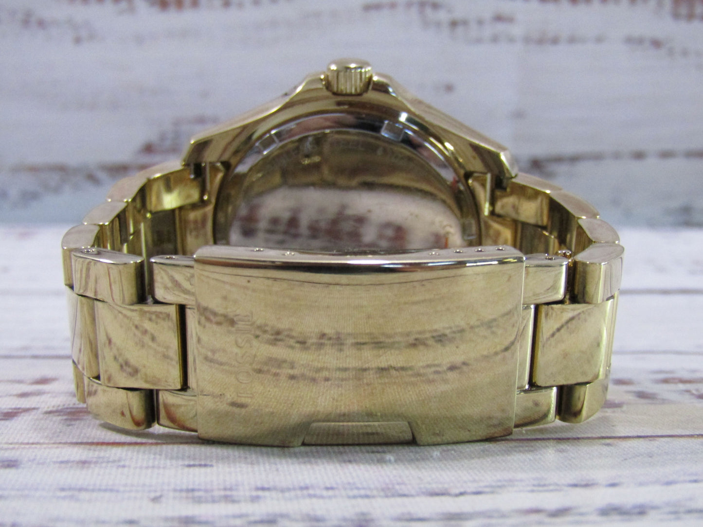 Fossil Cecile Women's Gold Tone Stainless Steel Quartz Chronograph Watch AM4482