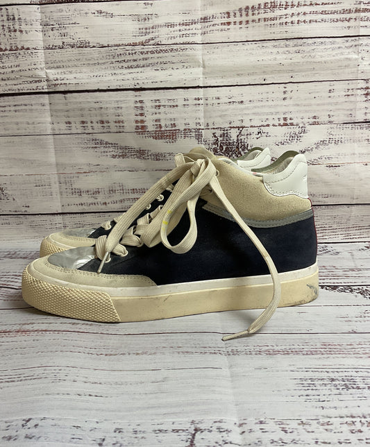 Rag and Bone Platform Navy Blue Lace-Up Sneaker Casual Shoe Women 39.5