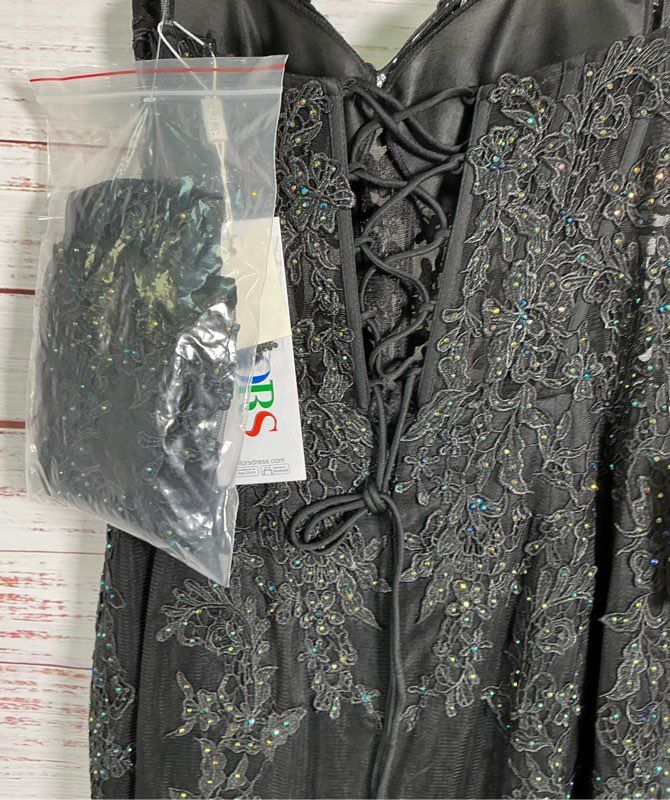 NWT Colors Long Gown w/ Lace up Bodice & Tulle Bottom Size 8 Retail $408