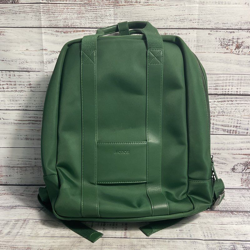 Monos Metro Juniper Green Nylon Travel Backpack *MISSING METRO KIT POUCH*