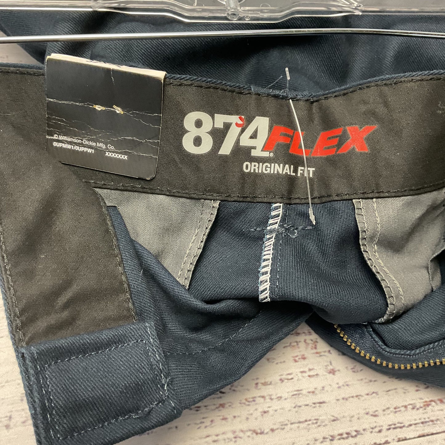 Dickies 874Flex Navy Blue Trousers Pants - Size 32x32