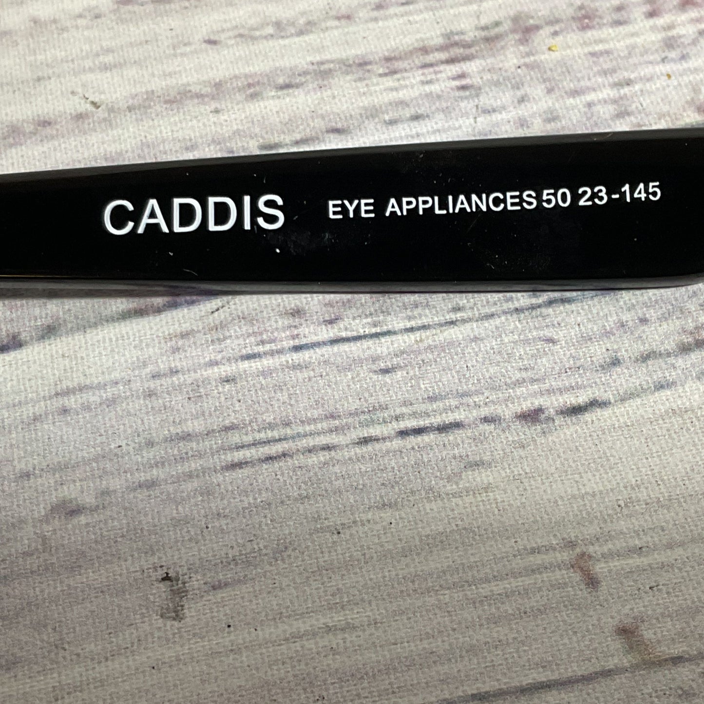 CADDIS Porgy Goofy Regular Unisex Black Eyeglasses 50[ ]23 145 (FOR FRAMES ONLY)