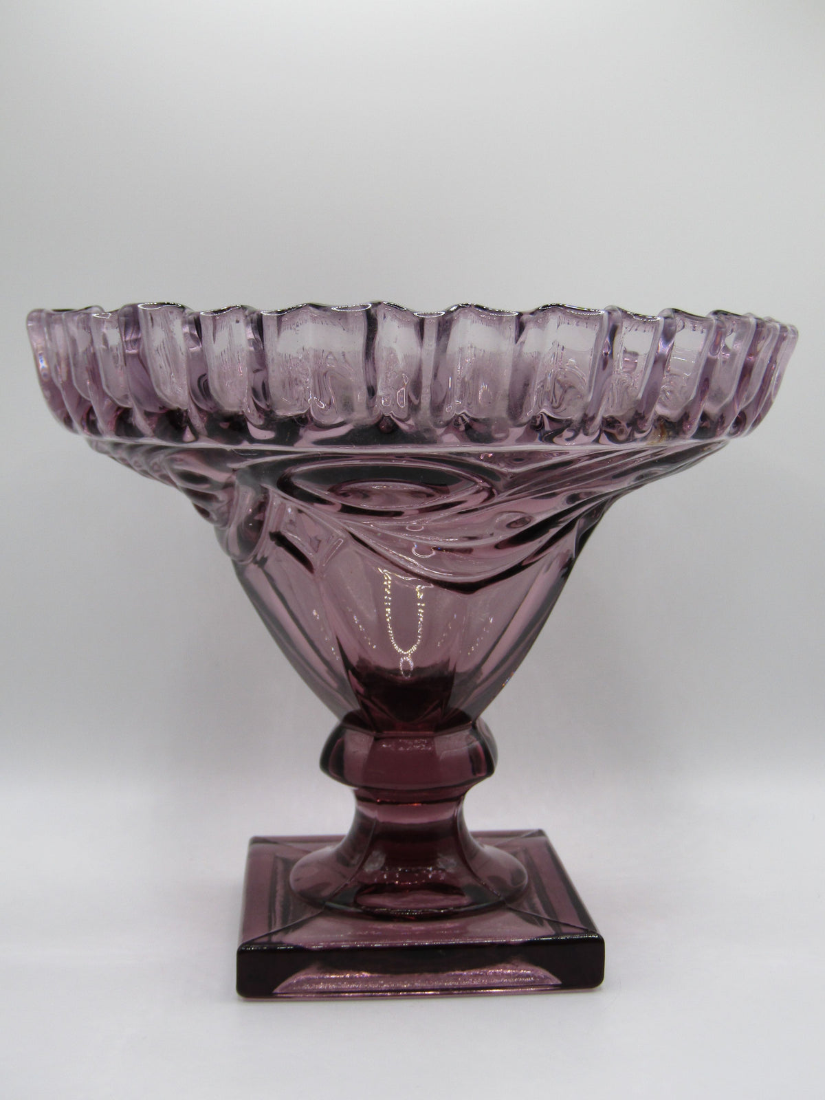 Imperial Glass Ipswich Heather Compote Bowl