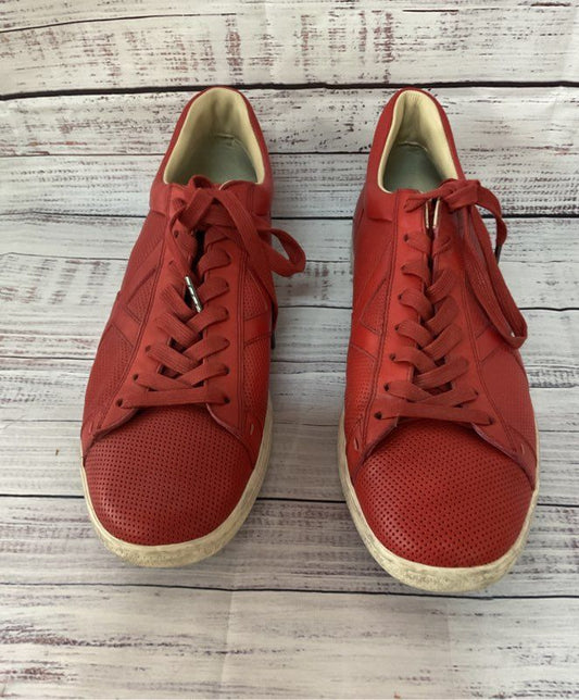 Men's John Varvatos Bootleg Red Sneaker Size 12