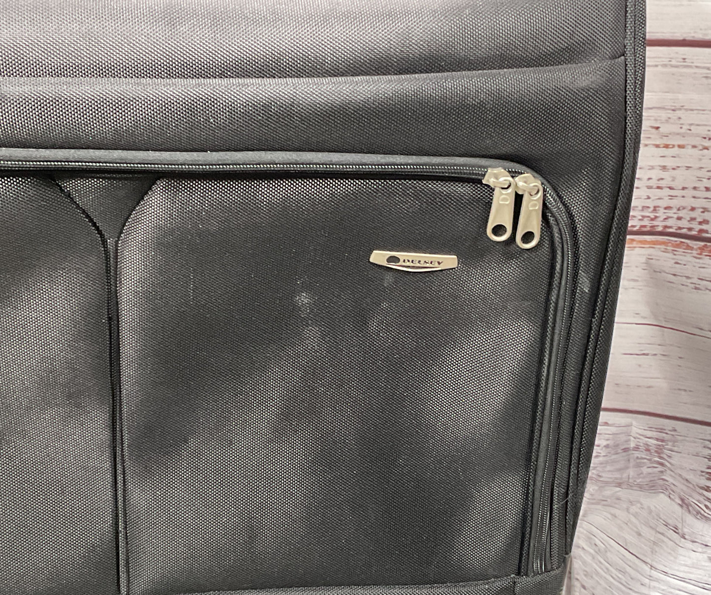 Delsey Rolling Garment Bag Suitcase Black