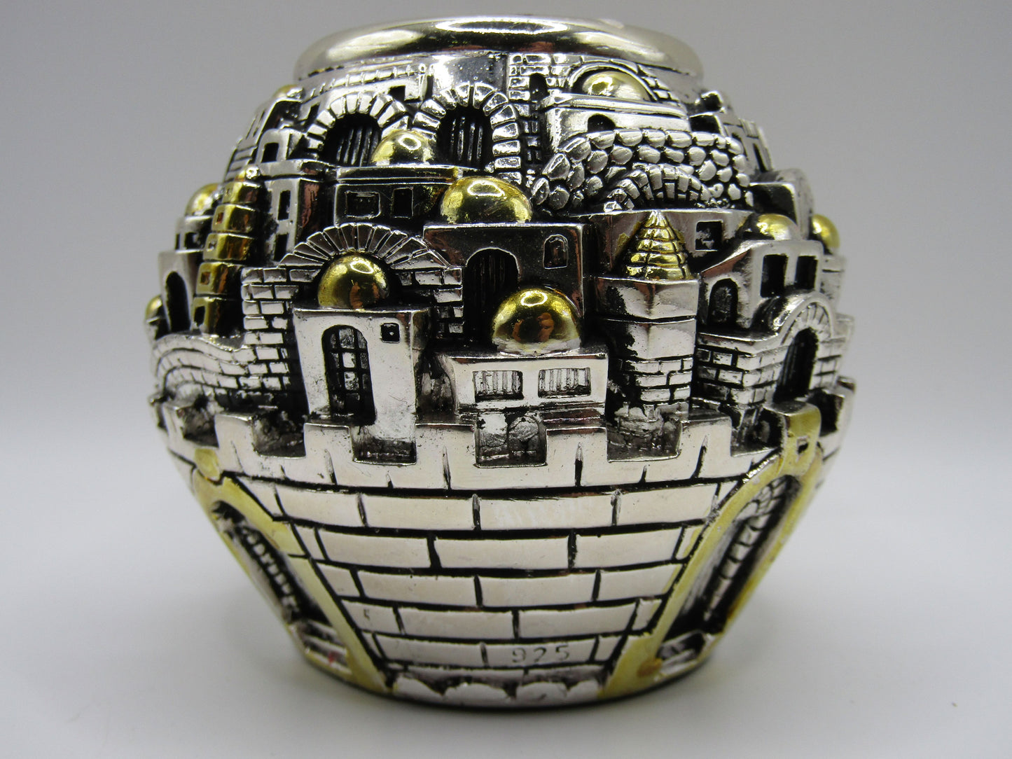 Holy Land Electroform Sterling Silver Jerusalem Cityscape