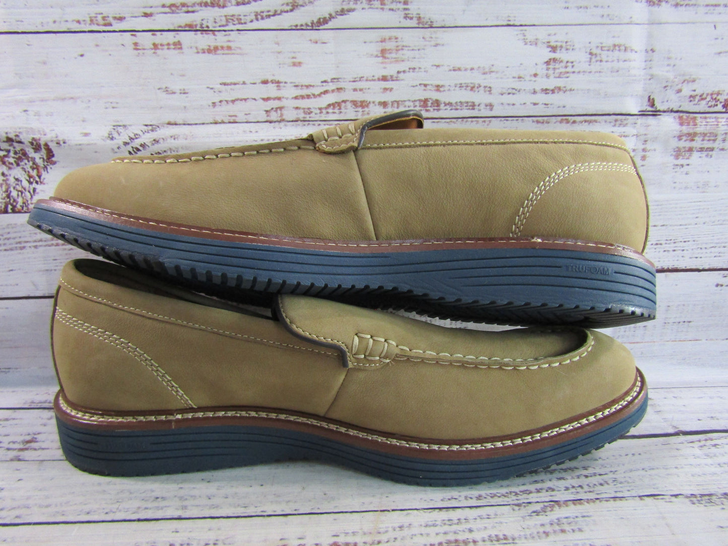 Johnston & Murphy Upton Venetian Men's Brown Suede Loafers Size 12