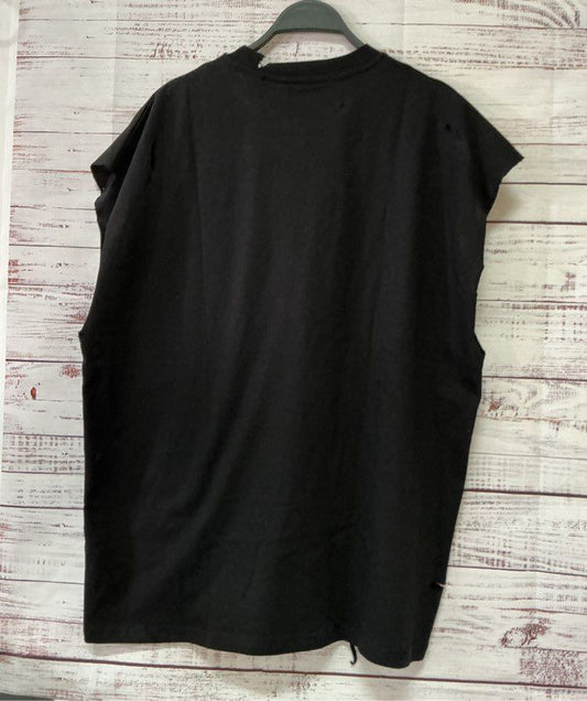 NWT Men's Rieglers Black Sleeveless T-shirt Size L Retail $78