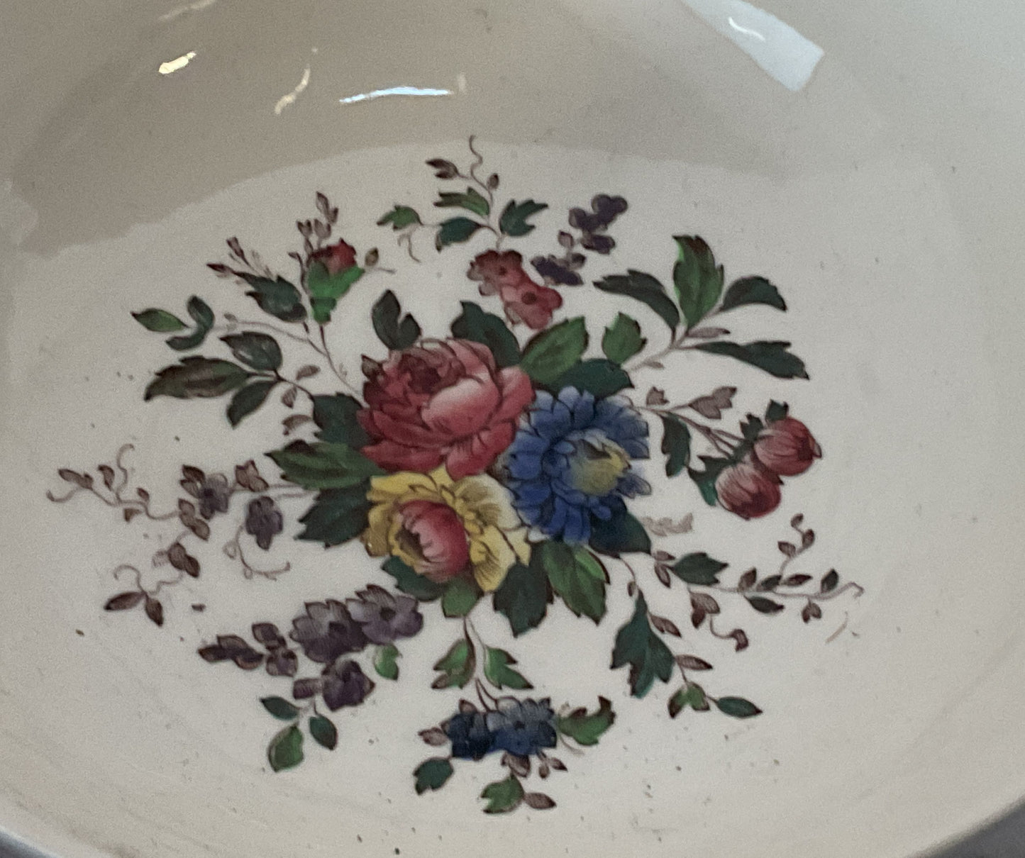 Wedgwood England Edme Conway Floral Set of 2 Soup Bowl Multicolor