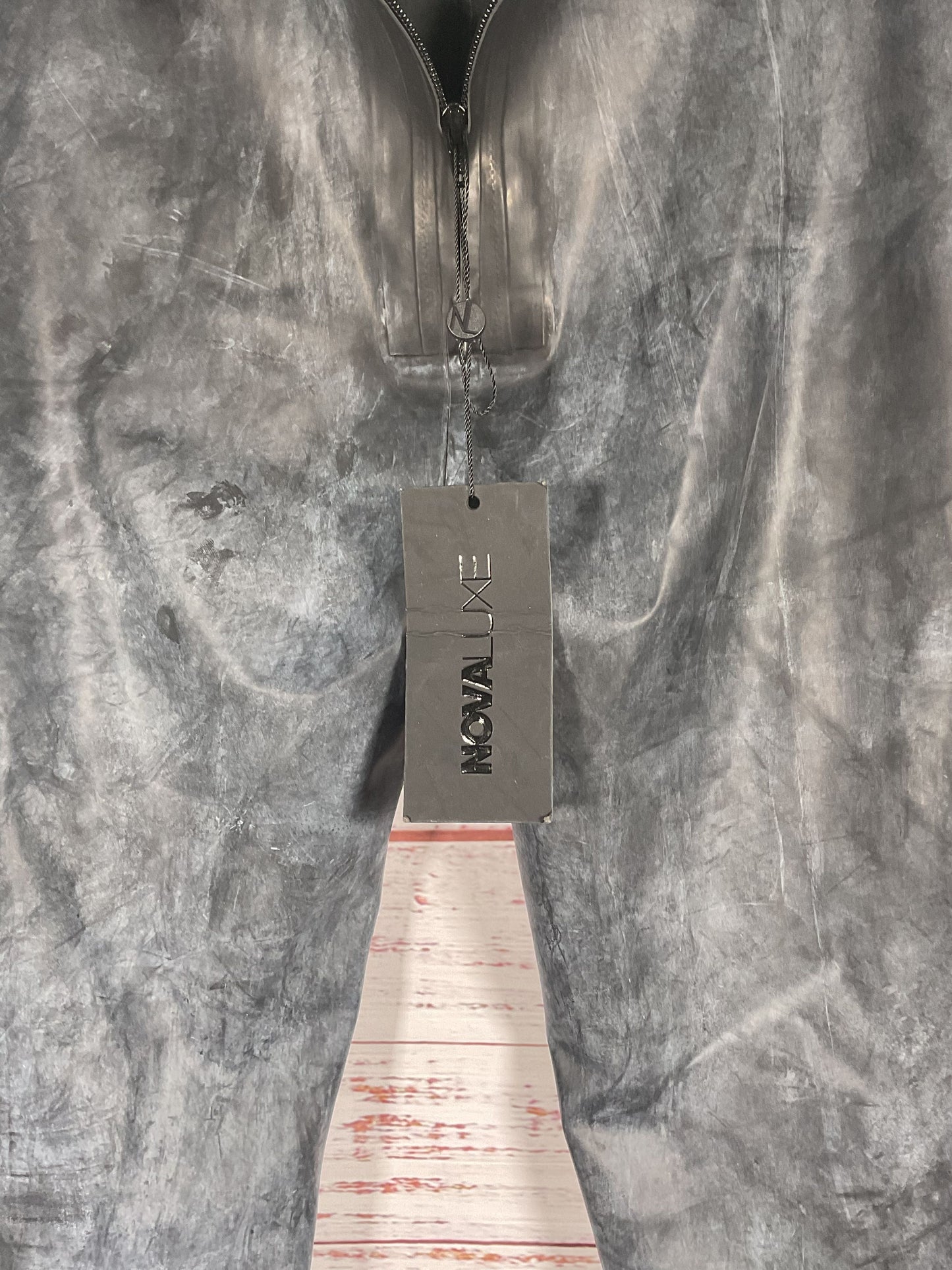 Novaluxe Gray Latex Pants NWT - Size M
