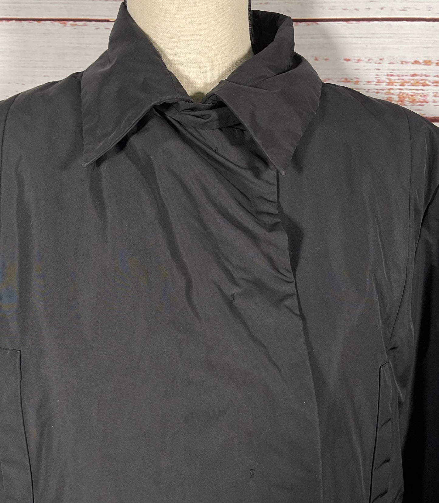 Jil Sander Snap Button Coat Jacket Black 38