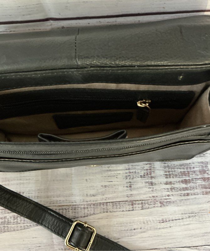 Women's Liberty by Gionni Black Leather Crossbody Bag