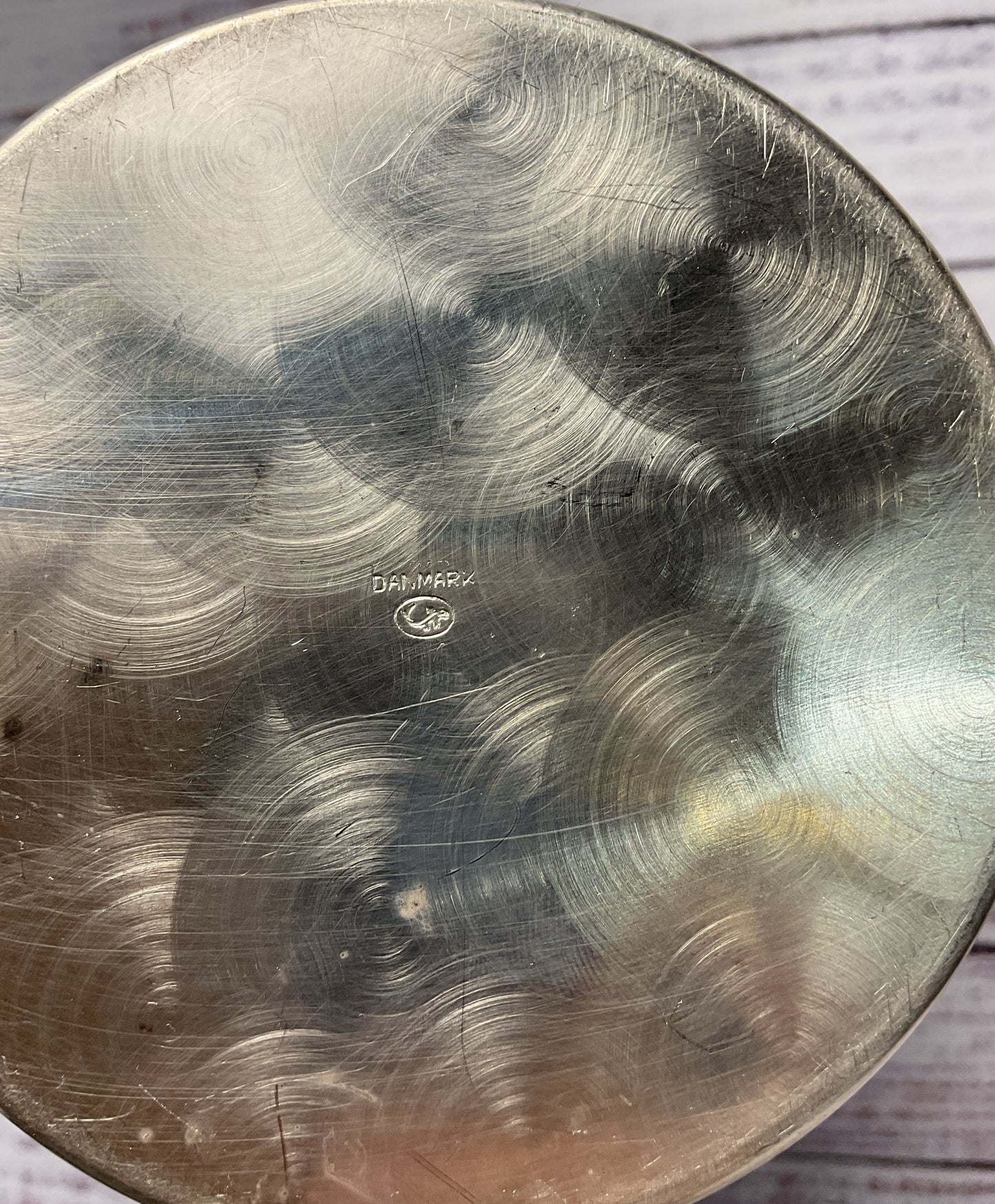 Hans Jensen Denmark Silver Plated Repousse Ice Bucket 6" x 4.5"