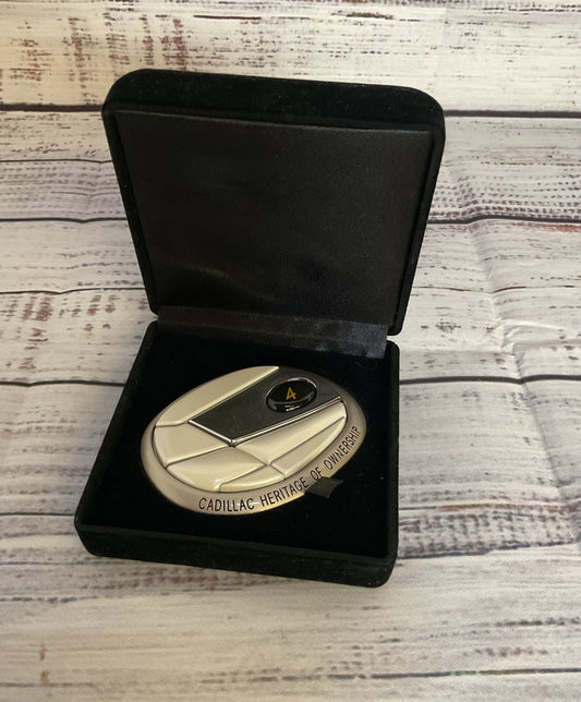 Cadillac Heritage Of Ownership Grille #4 Badge Emblem Medallion W/ Original Case