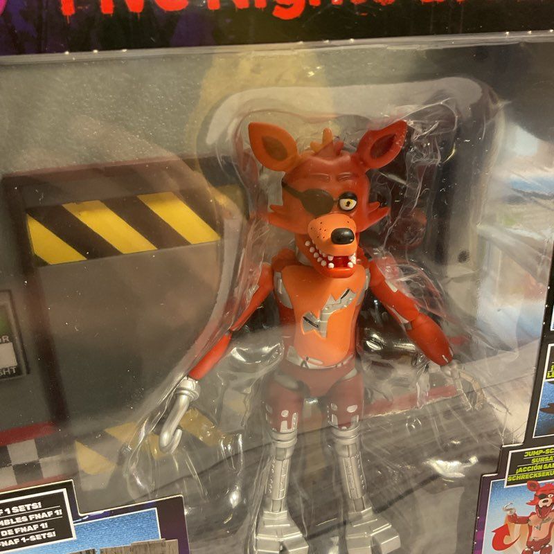 NOB Jazwares Five Nights At Freddy's Office Set Chica & Foxy 5" Figure Bundle