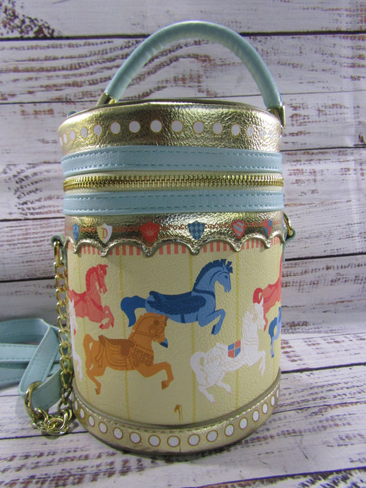 Disney Loungefly King Arthur Carrousel Crossbody Bag