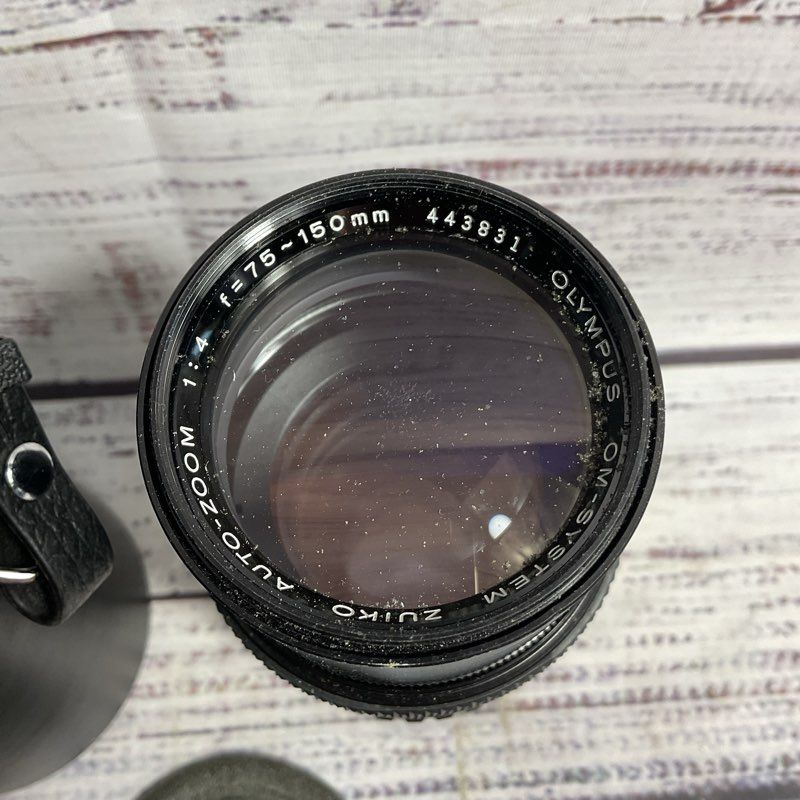 Olympus OM Zuiko Auto‑Zoom 75‑150mm f/4 Manual Focus Telephoto Zoom Lens w/ Case