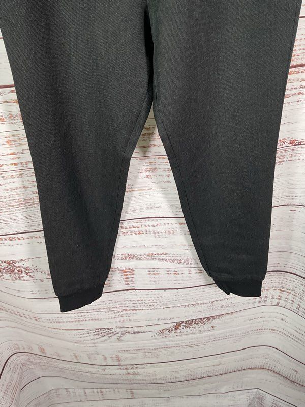 Theory Men's 100% Wool Black & Dark Grey Dress Pants Size 34