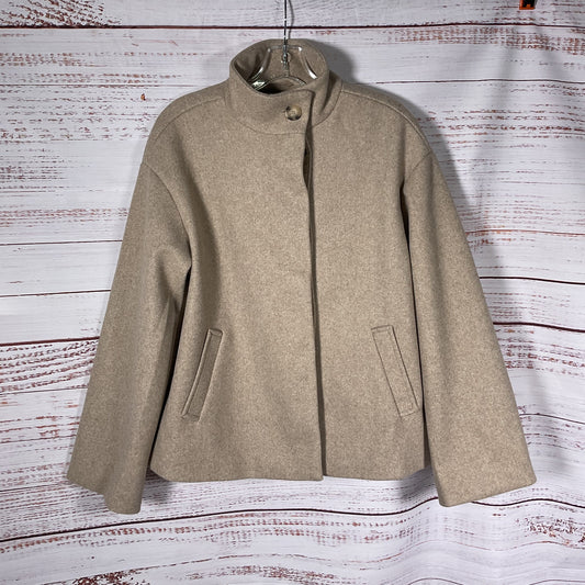 Na-Kd High Neck Short Button Up Coat Jacket - Size 32EU