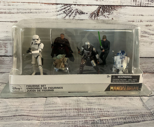 Walt Disney World Theme Parks The Mandalorian 6 Piece Action Figure Play Set