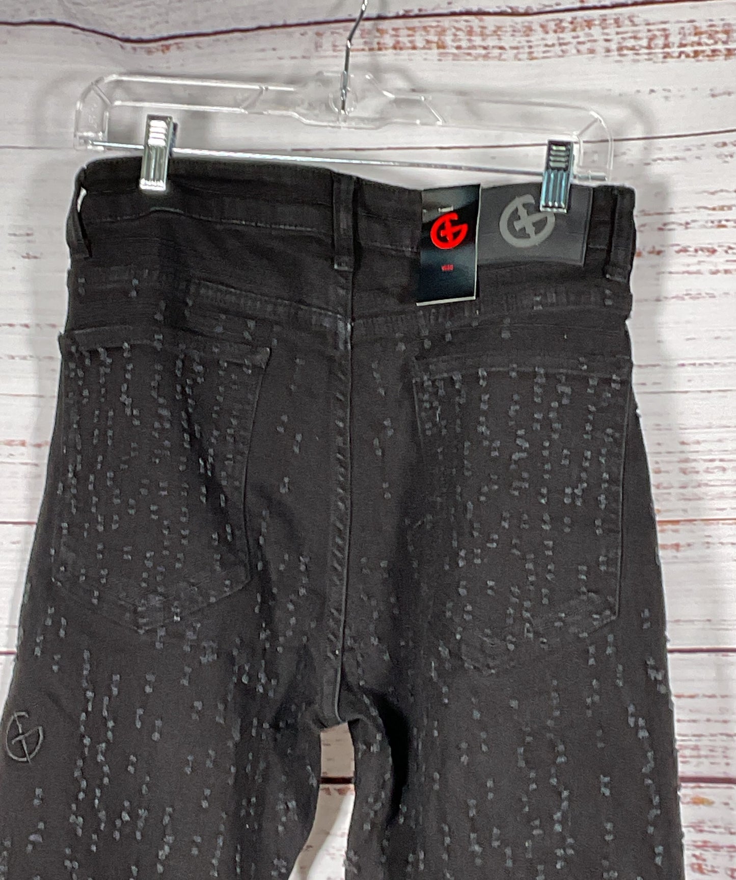 Gala Men's Distressed Jeans Black 32