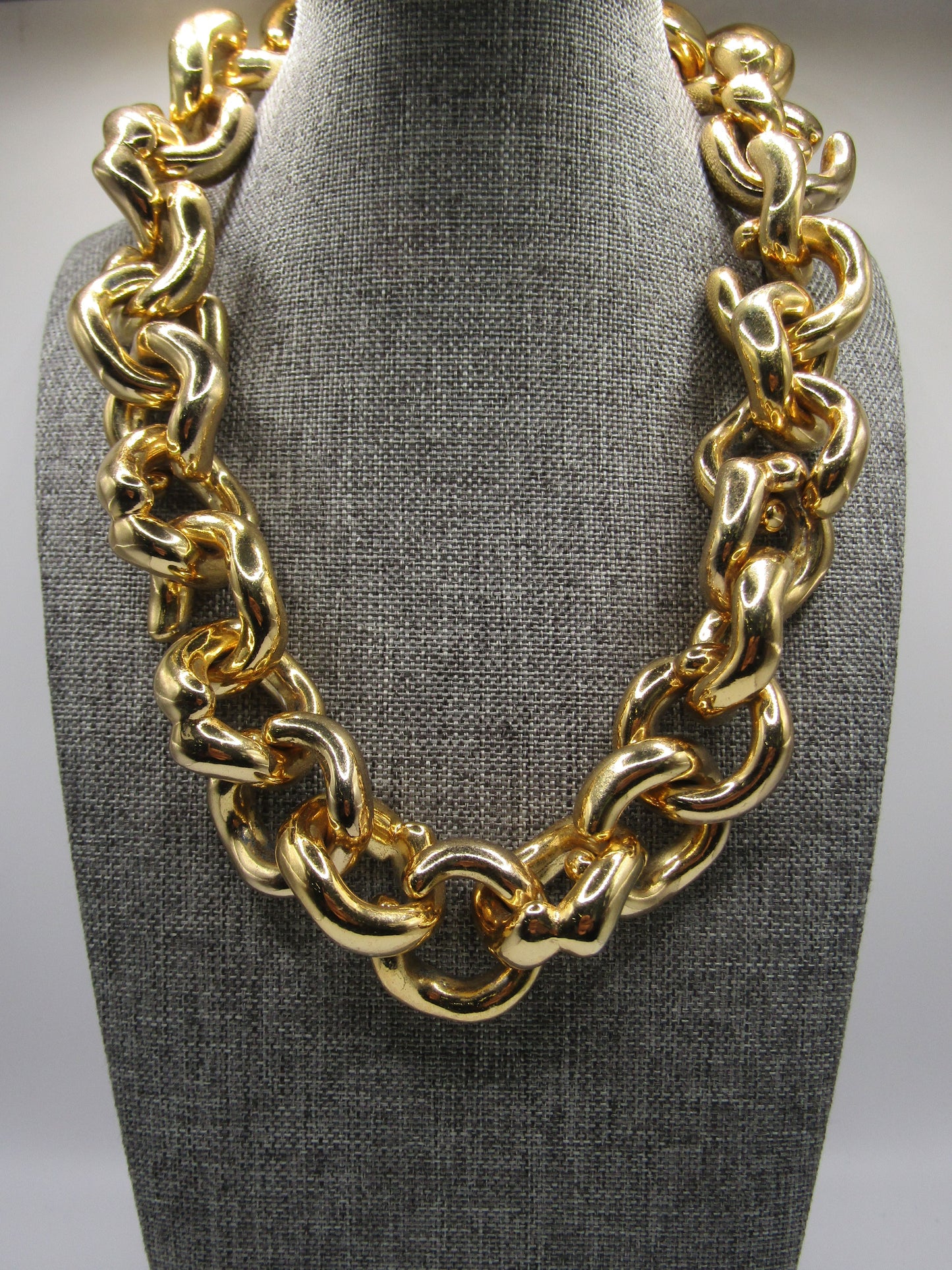 J. Crew Chunky Gold Plated Chain Link Necklace