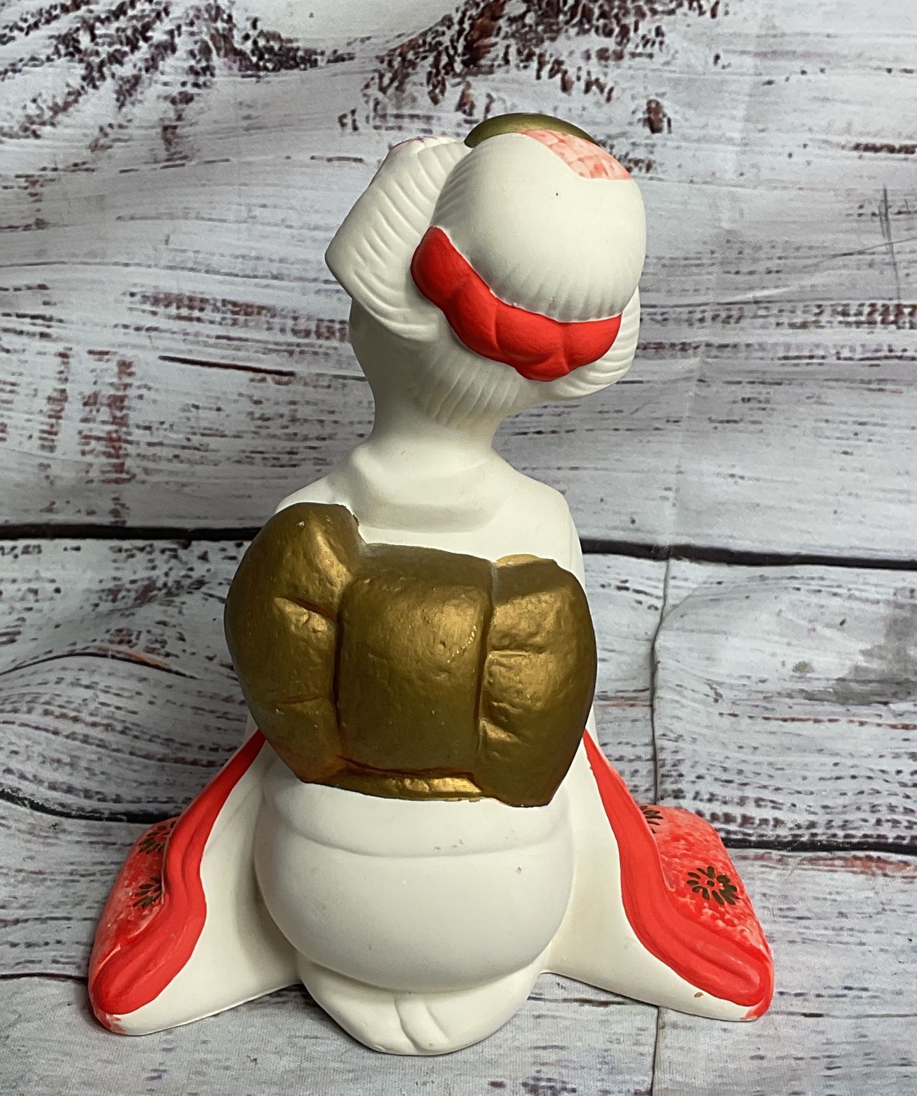 Vintage Geisha Japanese Kyoto Doll Figurines Set of 2