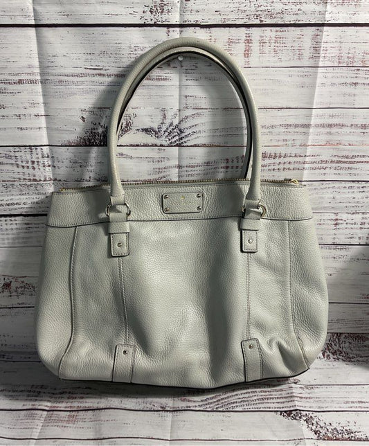 Kate Spade New York Berkshire Road Teegan Zip Leather Tote Bag Gray