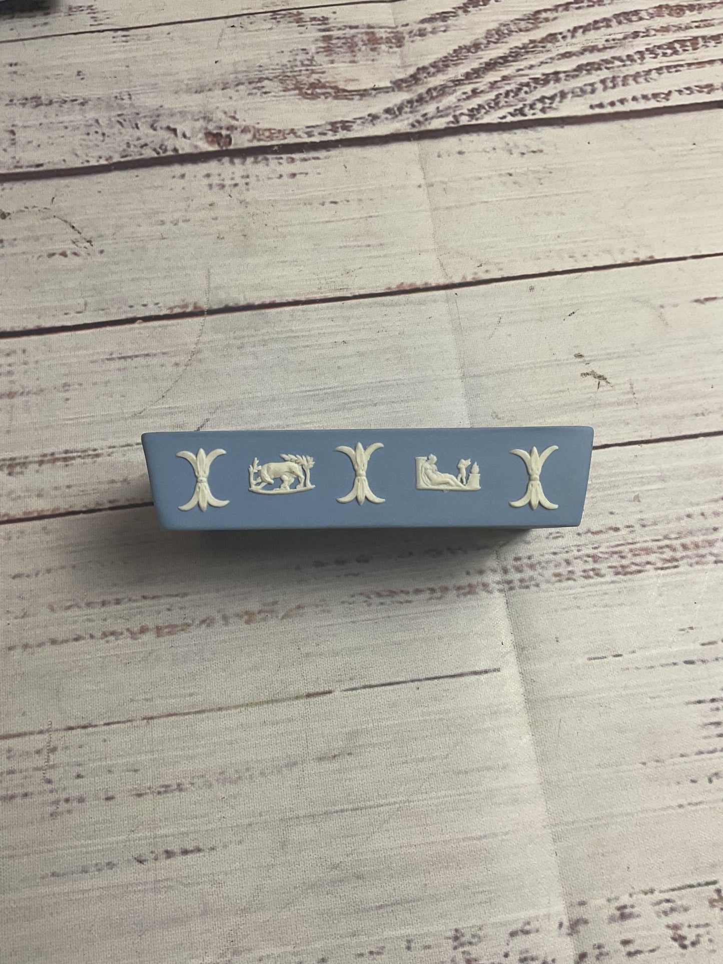 Wedgwood Jasperware Blue Trinket Box