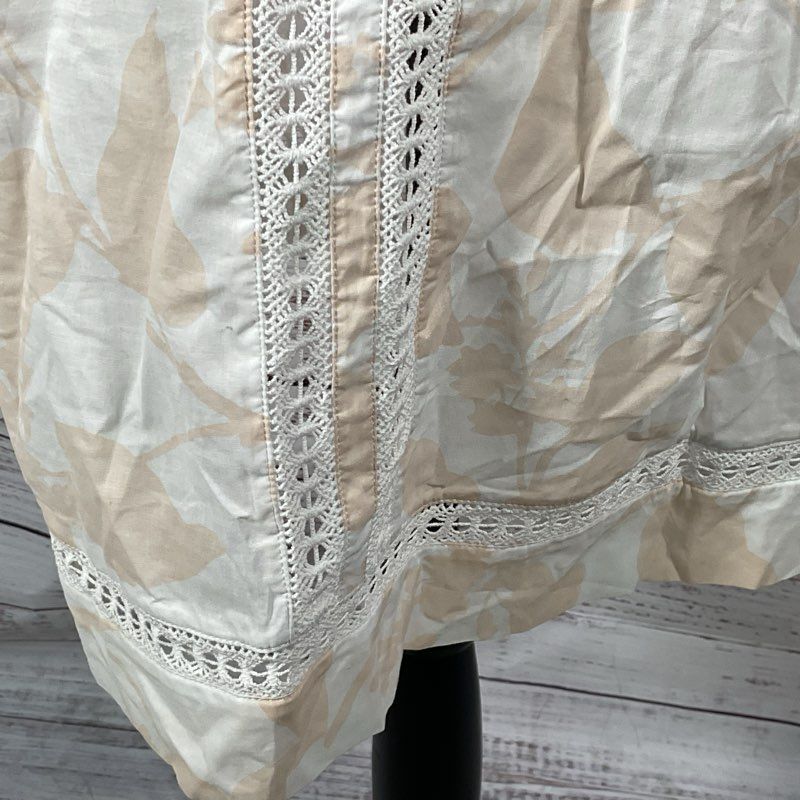 NWT HAVEN WELL WITHIN Women's Crochet 100% Cotton Pajama Dress- SZ M