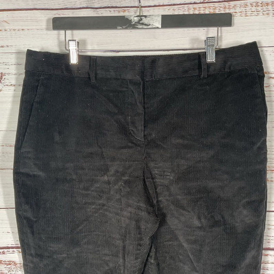 Paul Smith Black Corduroy Baby Flare Cropped Trousers Women's Pants - Size 12 US
