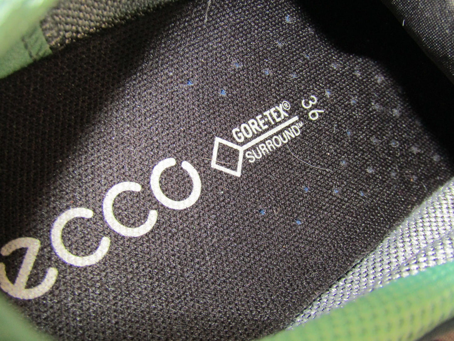 Ecco Cool Pro Women's Blue Leather Gore-Tex Waterproof Golf Shoes Size 6