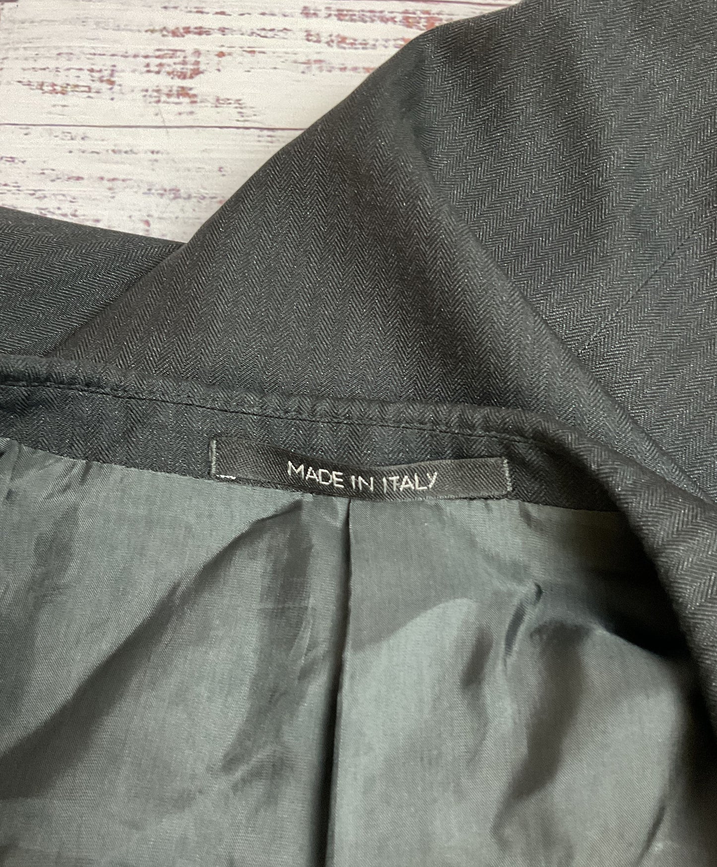 Armani Collezioni Black Men's Italian Sports Coat and Pants Set -Size 44 Regular