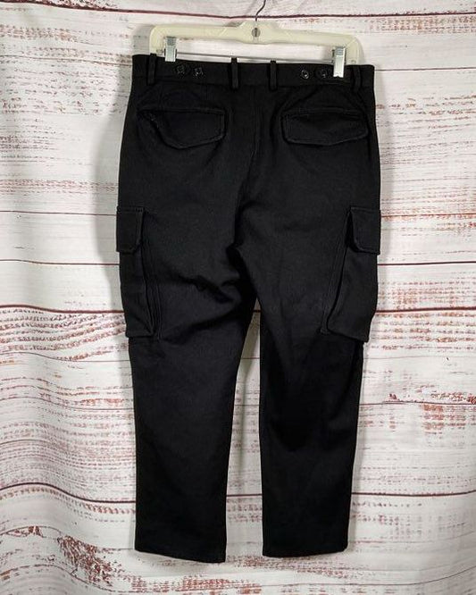 Karl Lagerfeld Paris Men's Dress Capri Cargo Pants Black S