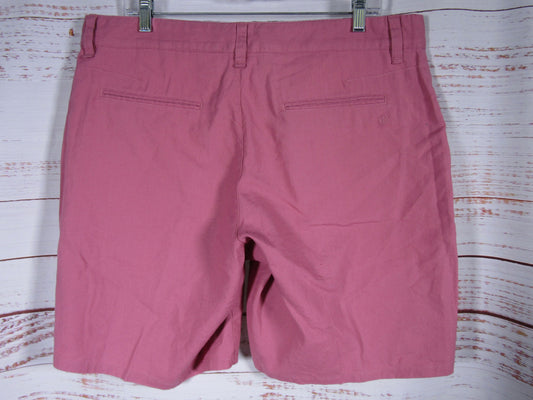 Rag & Bone Women's Dusty Rose Cotton Linen Blend Shorts Size 34