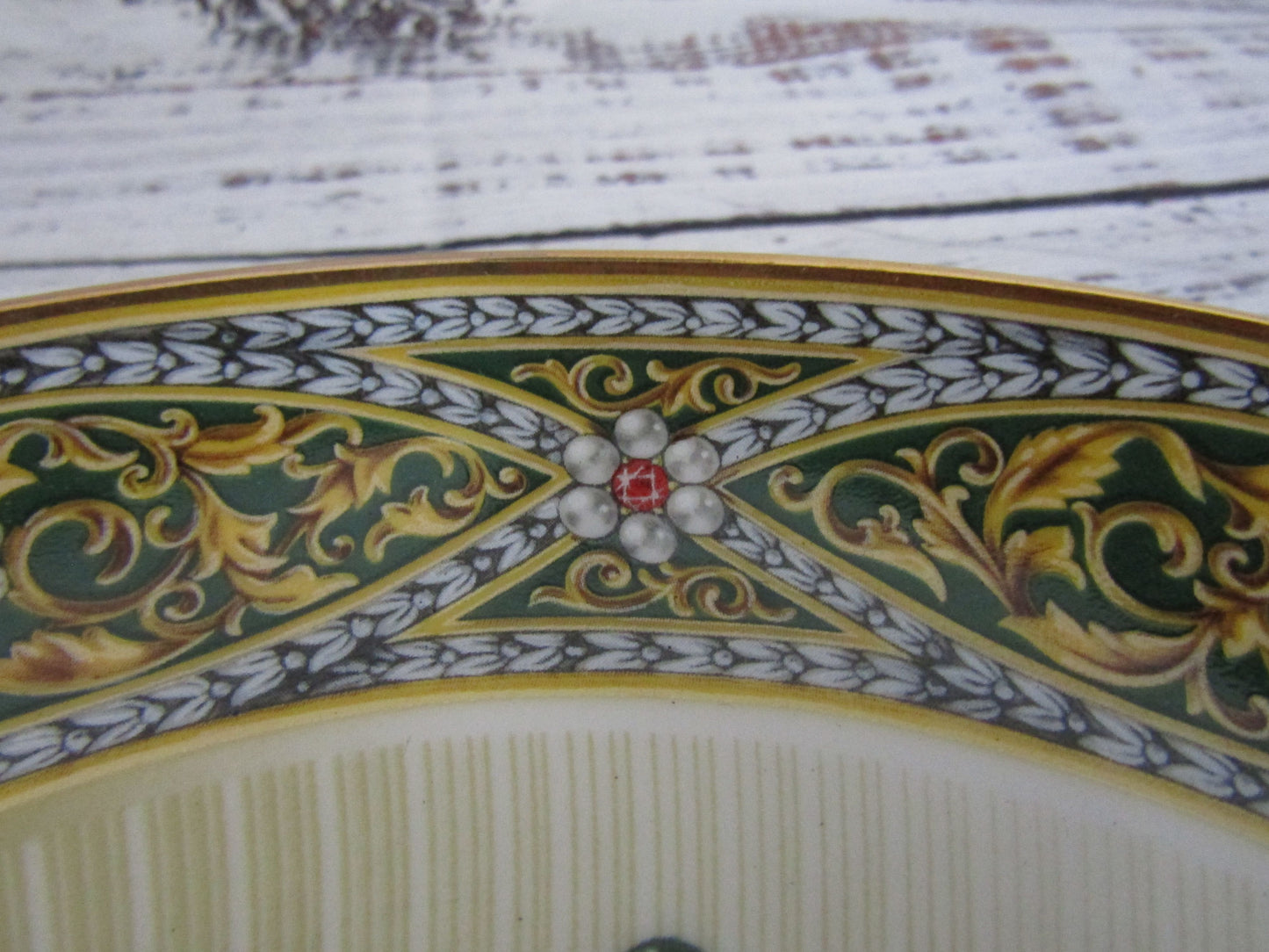 Franklin Mint House of Faberge Garden of Jewels Imperial Egg Plate