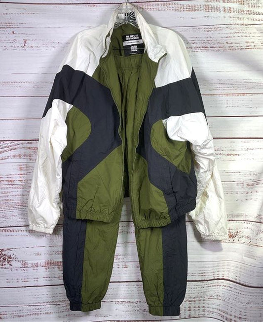 Nike Re-Issues Zip-Through Tracksuit Olive Green M