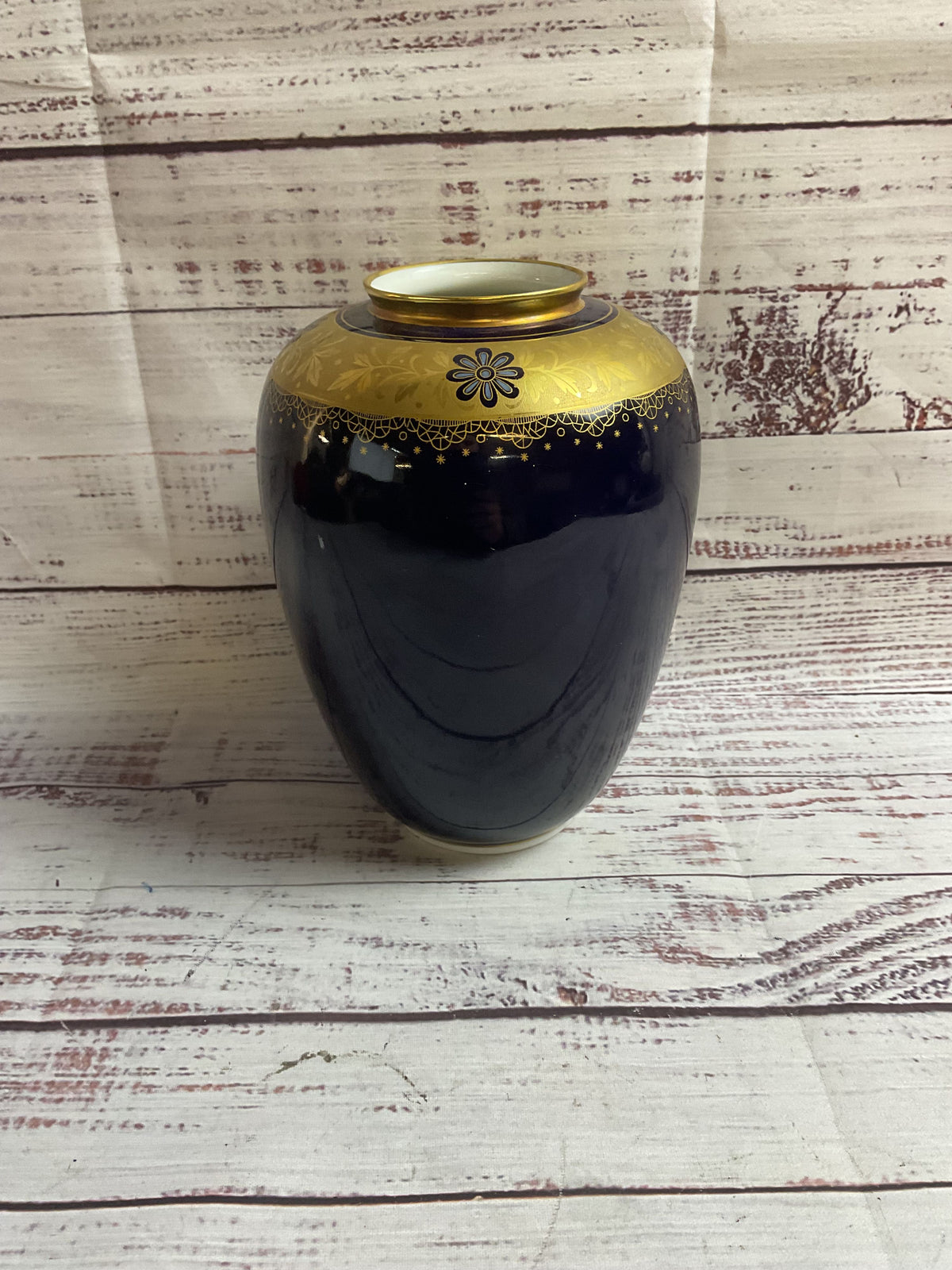 Echt Weimar Kobalt Round Decorative Vase