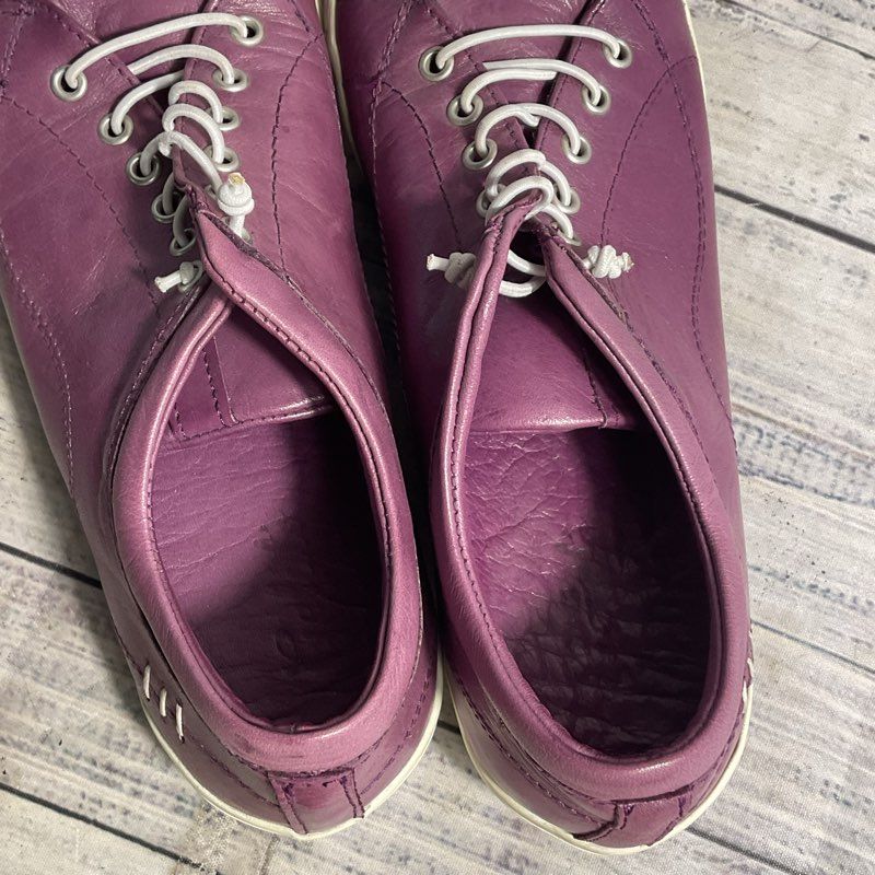 Gelato Tessa 2 Grape Purple Leather Slip On Sneaker Casual Shoe Women's 7.5 US