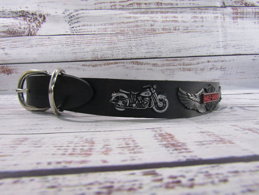 Harley-Davidson Boy's Black Rubber Belt Size 14 Made in The USA