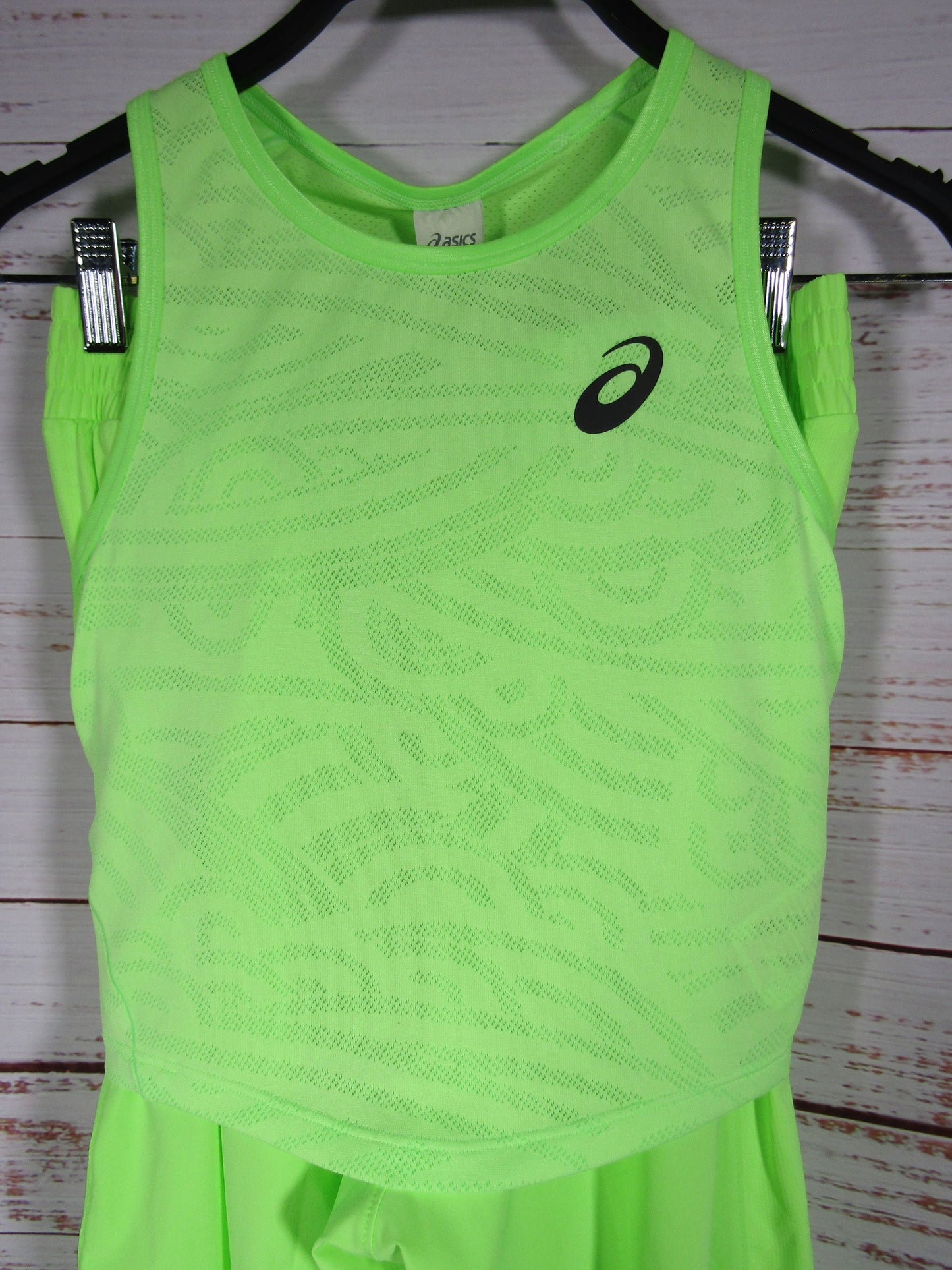 Asics Women's Neon Yellow 4 Piece Track Suit Size S