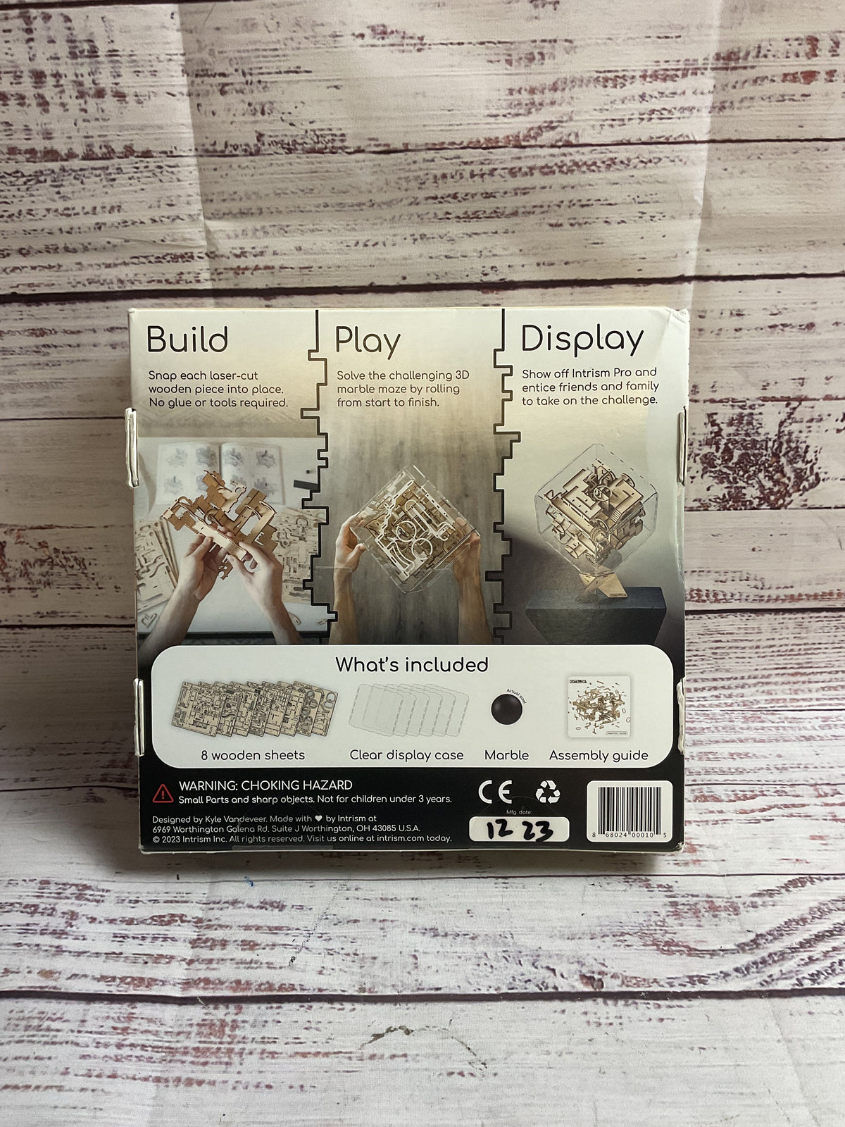 Intrism Pro 3D Marble Maze Building Kit