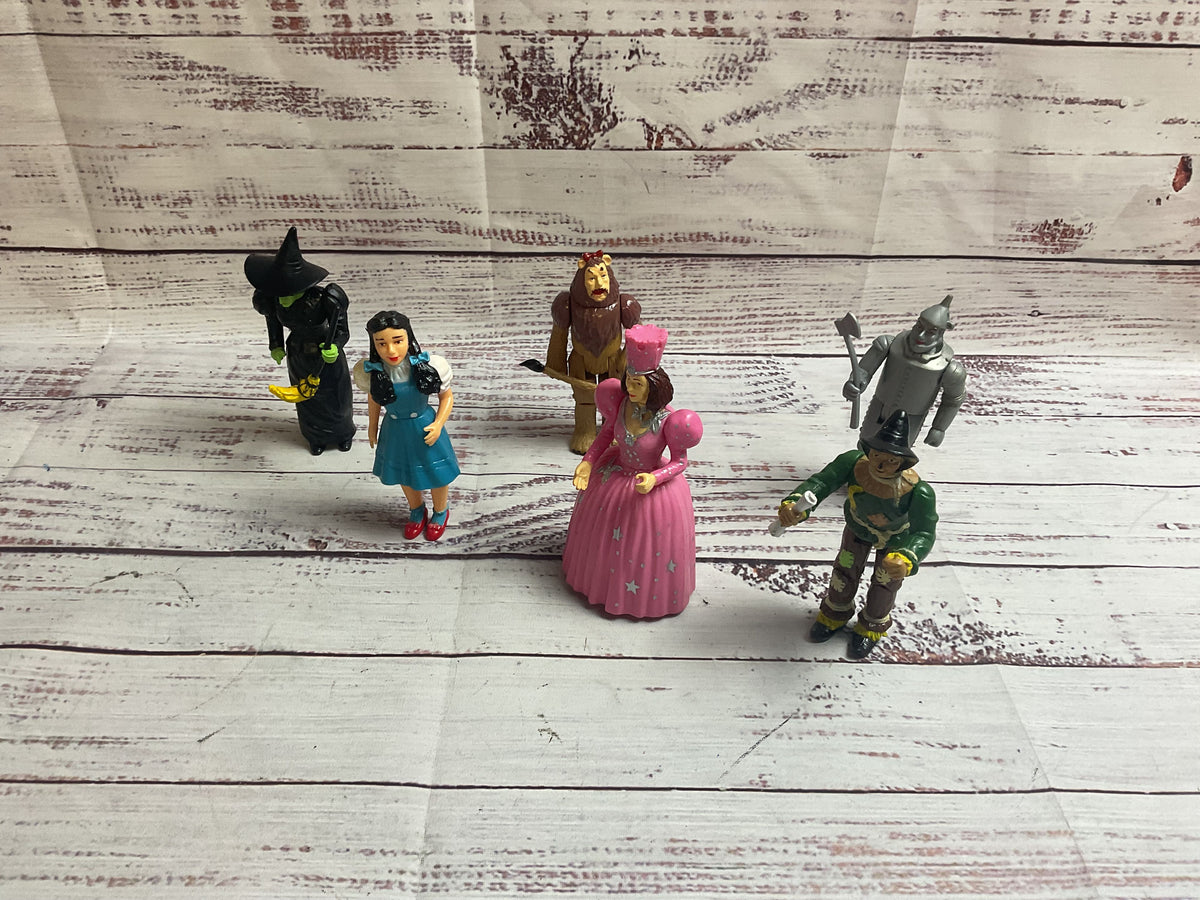 Vintage MGM Turner Lot Of 6 Wizard Of Oz Posable Toys