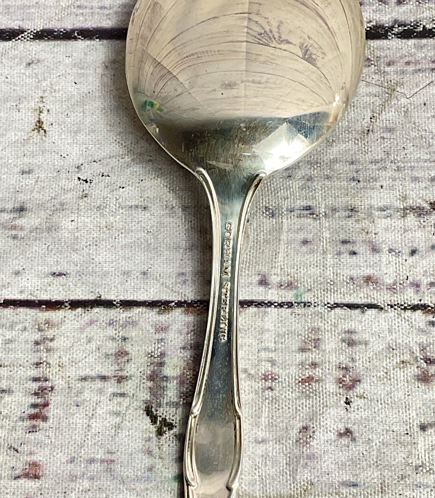 Gorham Vintage Set of 12 Rondo Soup Spoons Sterling Silver
