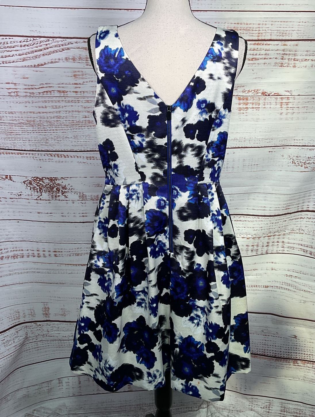 Vince Camuto Floral Print Fit & Flare Dress 12